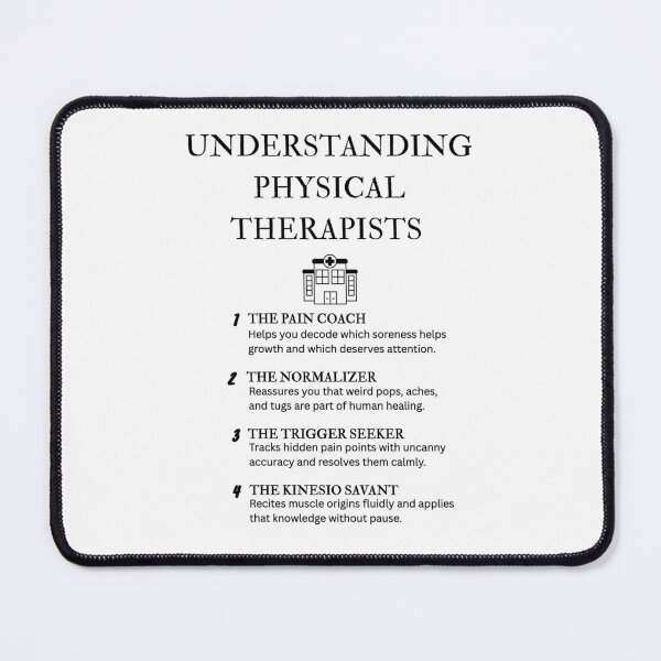 Item preview, Physical Therapist Stereotypes – Fun Design designed and sold by PsyFlow35.