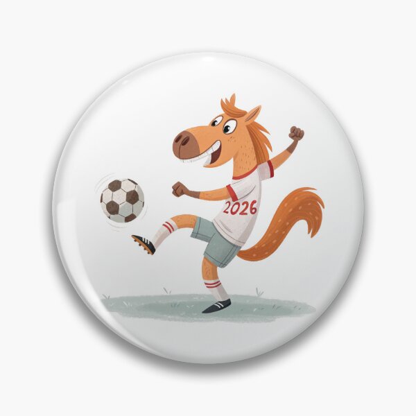 Item preview, Funny Football Horse 2026 | Sporty Year of the Horse Illustration by Vivo Studio designed and sold by VivoStudio.