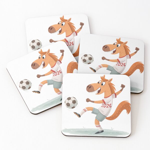Item preview, Funny Football Horse 2026 | Sporty Year of the Horse Illustration by Vivo Studio designed and sold by VivoStudio.