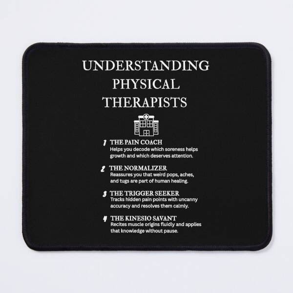 Item preview, Physical Therapist Stereotypes – Fun Design – Black designed and sold by PsyFlow35.