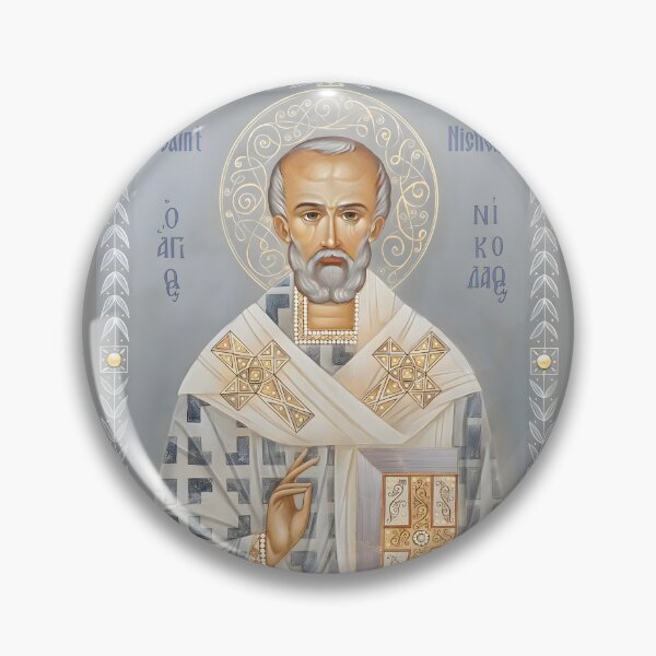 Item preview, Saint Nicholas the Wonderworker, Orthodox icon , English inscriptions added, A very delicate icon designed and sold by orthodox-icon.