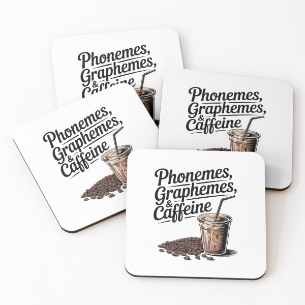 Item preview, Phonemes Graphemes and Caffeine Reading Back to School 02  designed and sold by MicanCuteStore.