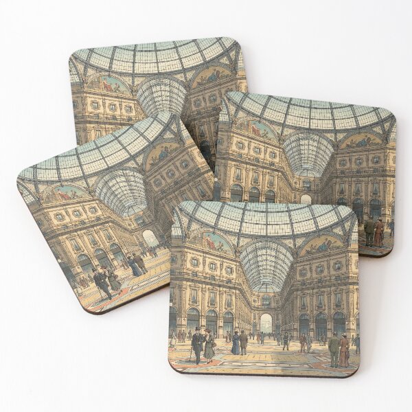 Item preview, Galleria Vittorio Emanuele II Japanese Woodblock Print designed and sold by Takeda-art.