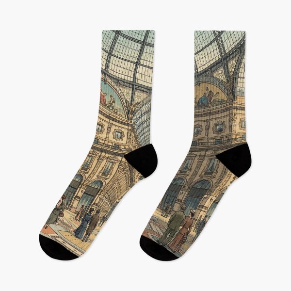Item preview, Galleria Vittorio Emanuele II Japanese Woodblock Print designed and sold by Takeda-art.