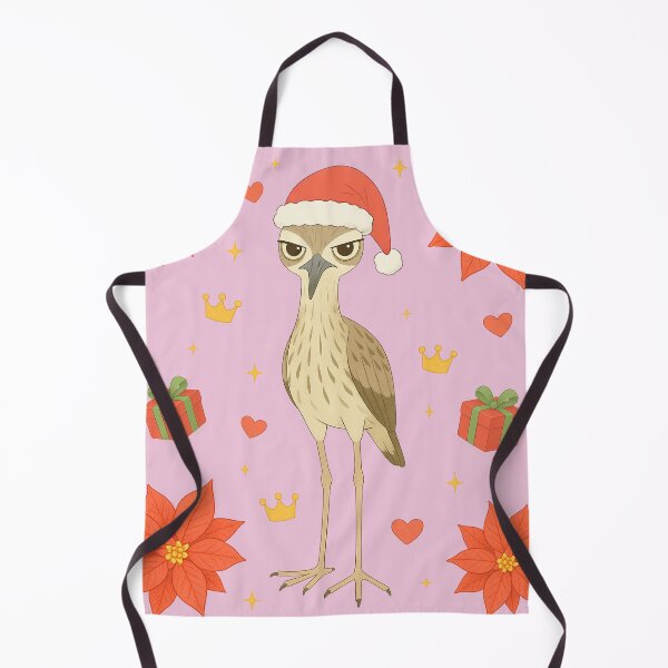 Item preview, Australian Stone-Curlew Christmas (Pink) designed and sold by HIMEKARI.