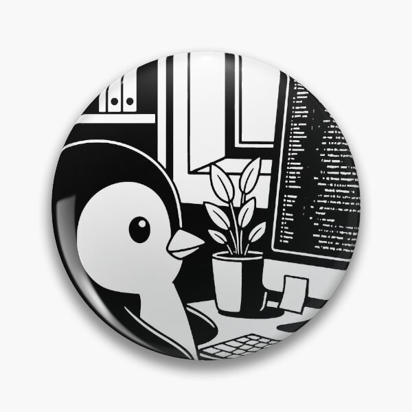 Item preview, Kawaii Tux Coding designed and sold by BrunoLinuxArt.