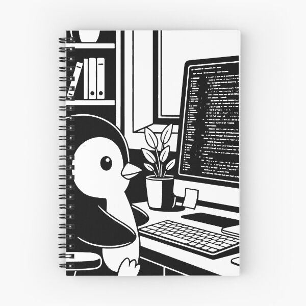 Item preview, Kawaii Tux Coding designed and sold by BrunoLinuxArt.