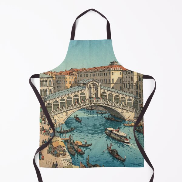 Item preview, Rialto Bridge of Venice Japanese Woodblock Print designed and sold by Takeda-art.