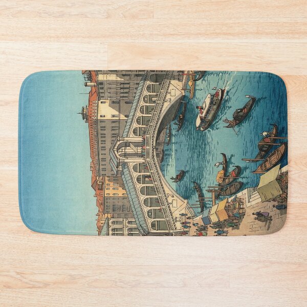 Item preview, Rialto Bridge of Venice Japanese Woodblock Print designed and sold by Takeda-art.