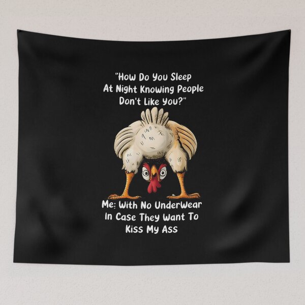 Item preview, How Do You Sleep At Night Knowing People Don't Like You designed and sold by CaraRuth.
