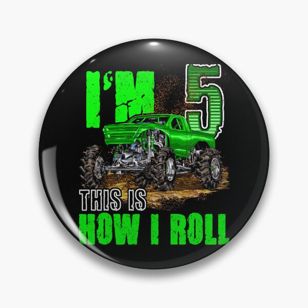 Item preview, I'm 5 This Is How I Roll Monster Truck Birthday designed and sold by JRRTs.