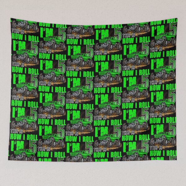 Item preview, I'm 5 This Is How I Roll Monster Truck Birthday designed and sold by JRRTs.