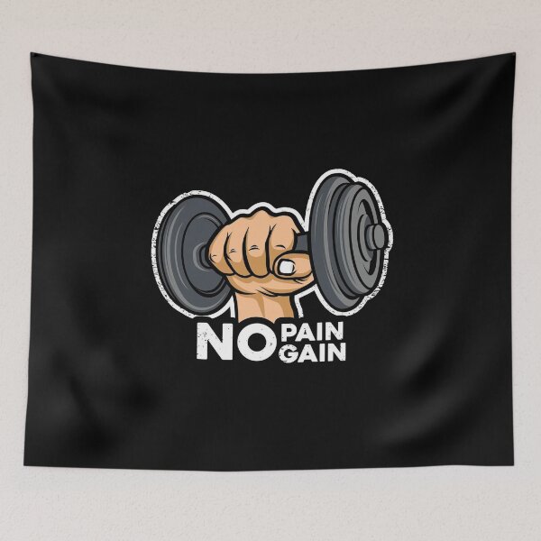Item preview, No Pain No Gain Motivation designed and sold by Lineesh Kumar.