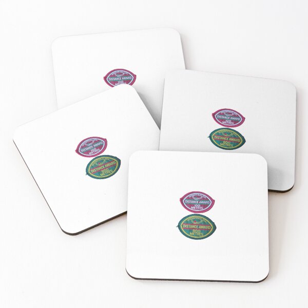 Item preview, 100m and 800m retro swimming badges 1980s designed and sold by JustforLaughs1.