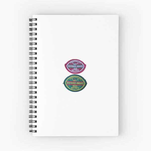 Item preview, 100m and 800m retro swimming badges 1980s designed and sold by JustforLaughs1.