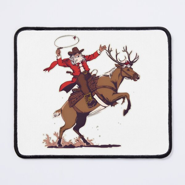 Item preview, Cowboy Santa Western Christmas Classic designed and sold by Thread&Fable.