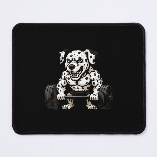 Item preview, Dalmatian Weightlifting Bodybuilder Workout Gym Dog Lover designed and sold by CaraRuth.