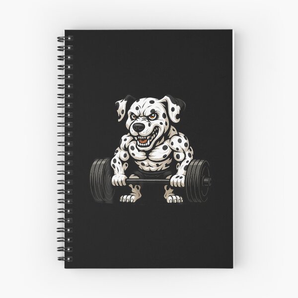 Item preview, Dalmatian Weightlifting Bodybuilder Workout Gym Dog Lover designed and sold by CaraRuth.