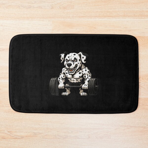 Item preview, Dalmatian Weightlifting Bodybuilder Workout Gym Dog Lover designed and sold by CaraRuth.