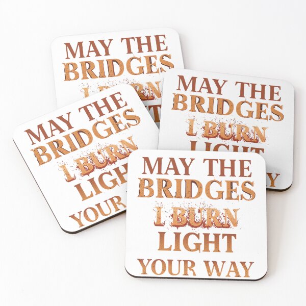 Item preview, May The Bridges I Burn Light My Way Shirt – Savage Aesthetic Quote T-Shirt, Toxic People Cutting Off, Self Growth Tee designed and sold by GAIDREDA.