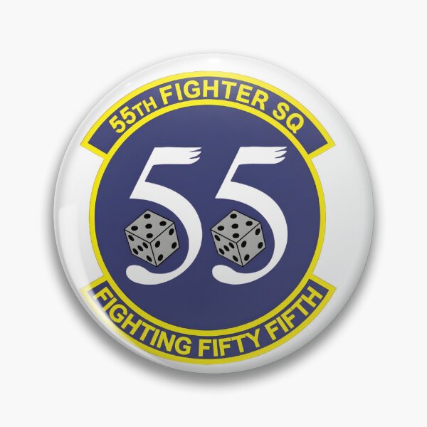 Item preview, 55th Fighter Squadron Fighting Fifty Fifth Patch designed and sold by CharlieDesings.