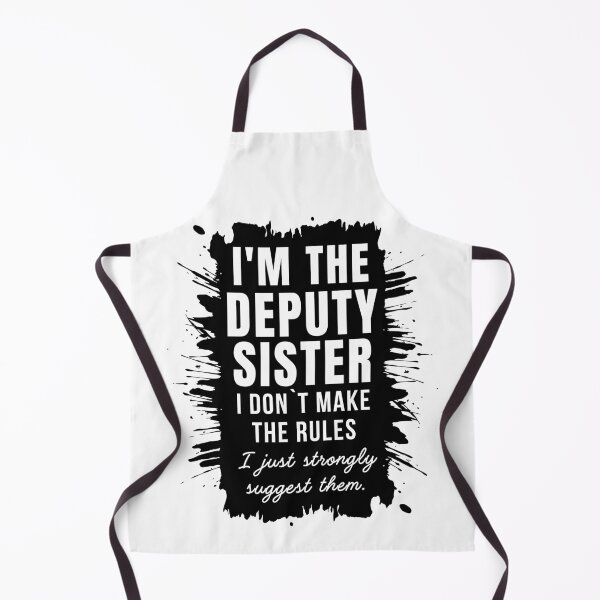 Item preview, Deputy Sister Deputy Nurse Funny Quote designed and sold by Anniko Art Studio.