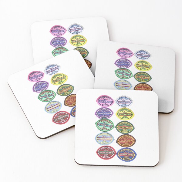 Item preview, Retro 1980s swimming badges  designed and sold by JustforLaughs1.