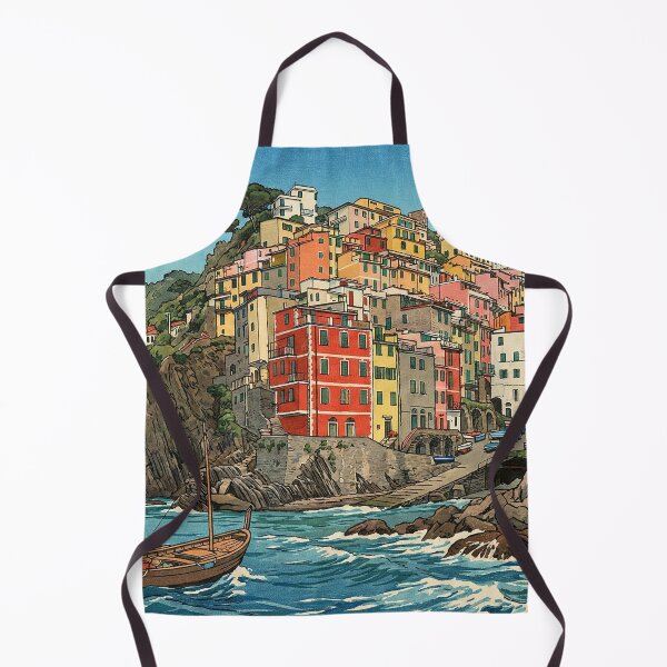 Item preview, Riomaggiore en Cinque Terre Impresión en madera japonesa designed and sold by Takeda-art.