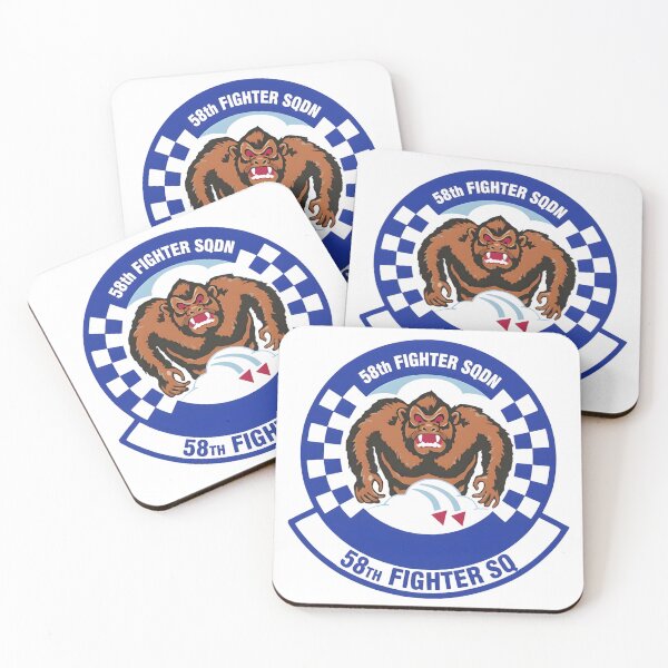 Item preview, 58th Fighter Squadron Gorillas Patch designed and sold by CharlieDesings.