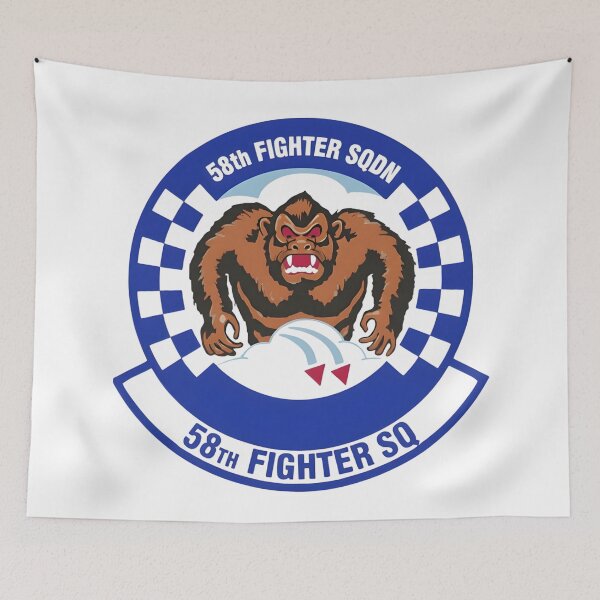 Item preview, 58th Fighter Squadron Gorillas Patch designed and sold by CharlieDesings.