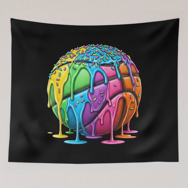 Item preview, Basketball Ice Cream Drip For Boys Girls Dripping Basketball designed and sold by FlorenceNorma.