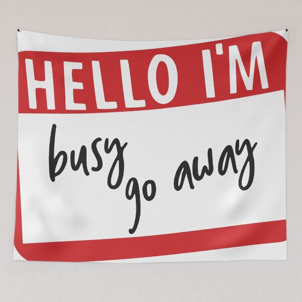 Item preview, busy-introvert designed and sold by Lora Art.