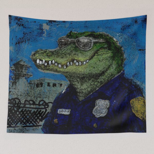 Item preview, Alligator Alcatraz designed and sold by ElvisSantanaArt.