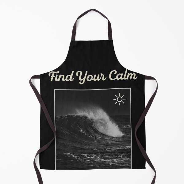 Item preview, Find Your Calm Ocean Wave Tee | Minimal Surf Aesthetic Motivational Shirt designed and sold by KDesignCrafts.