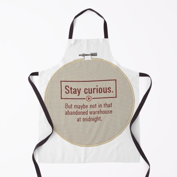 Item preview, True Crime Podcast Humor T-Shirt | Stay Curious Sarcasm | Funny Morbid Gift for Fans designed and sold by LoupeRout.