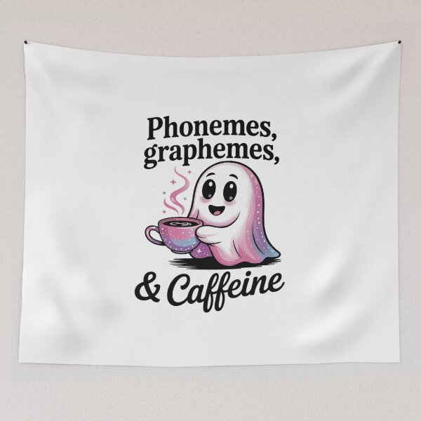 Item preview, Phonemes Graphemes and Caffeine Reading Back to School12  designed and sold by MathisBellanger.