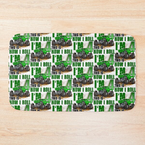 Item preview, I'm 4 This Is How I Roll Monster Truck Birthday designed and sold by JRRTs.