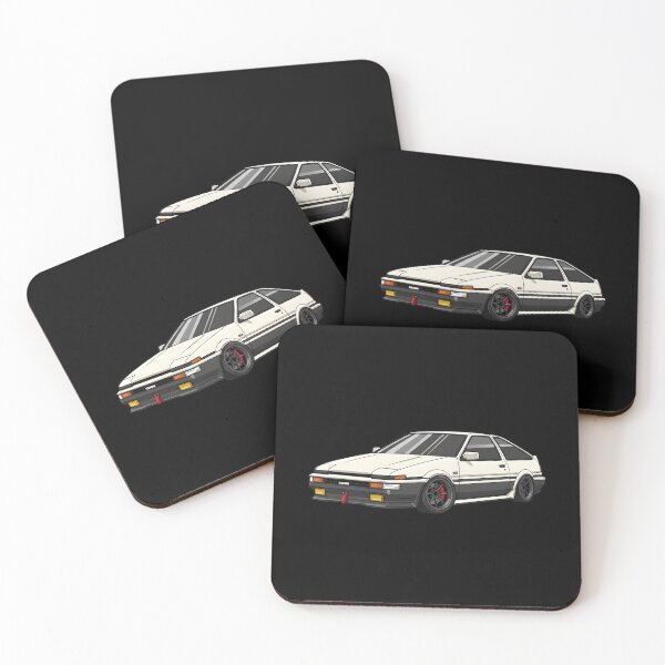 Item preview, Chibi Toyota AE86 JDM Car Illustration Drifting Fan Gift designed and sold by Joyfulimaginery.
