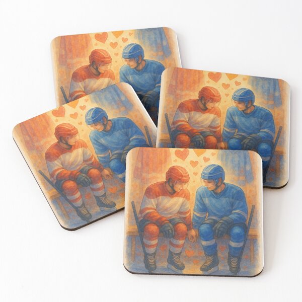 Item preview, Heated Rivalry Hockey Romance Artwork designed and sold by THE JIZU SHOP.