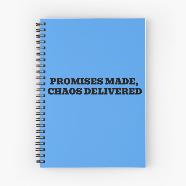 Item preview, Promises Made, Chaos Delivered designed and sold by WakeNBake-Tees.