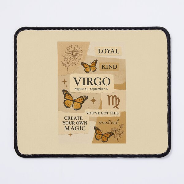 Artikelvorschau, Ästhetik einer Jungfrau-Sternzeichen-Collage | Sanfte Vintage-Scrapbook-Astrologie-Kunst entworfen und verkauft von TrendBoost.