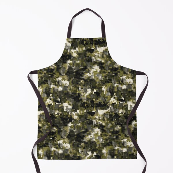 Item preview, Minimalistic Woodland Pixeled Camo Print For Army Inspired Fashion designed and sold by RoyalStarsPatts.