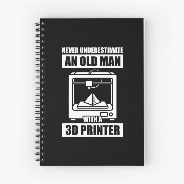 Item preview, Never Underestimate An Old Man 3D Printer 3D Printing designed and sold by CharlotteSandra.
