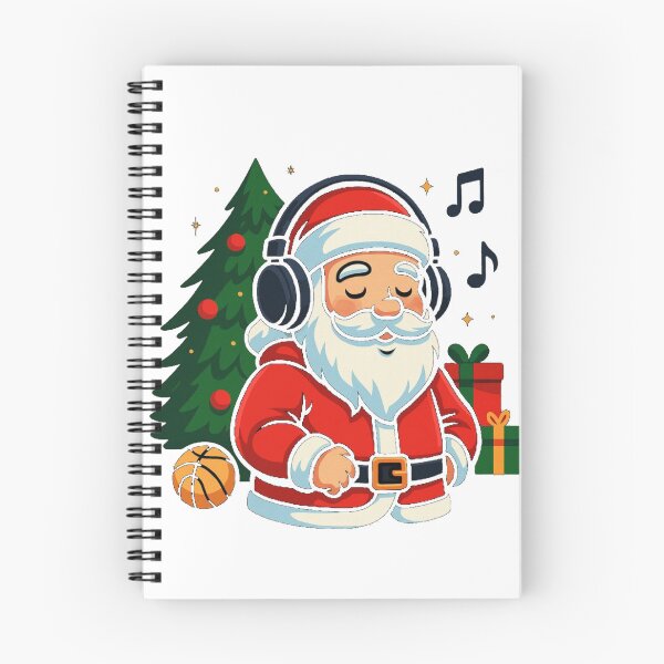 Item preview, Cool DJ Santa Christmas T-Shirt – Funny Music Lover Festive Graphic Tee designed and sold by KDesignCrafts.
