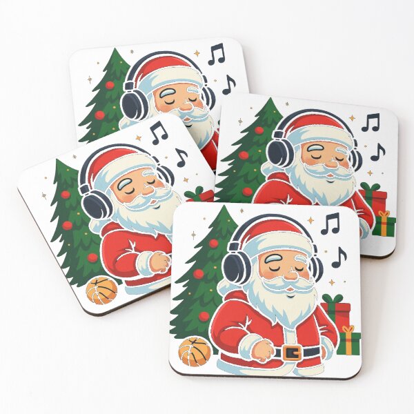 Item preview, Cool DJ Santa Christmas T-Shirt – Funny Music Lover Festive Graphic Tee designed and sold by KDesignCrafts.