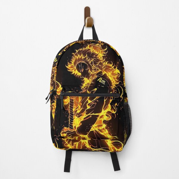 Item preview, Blazing Flame Guardian – Neon Fire Samurai Art designed and sold by Dyan4.