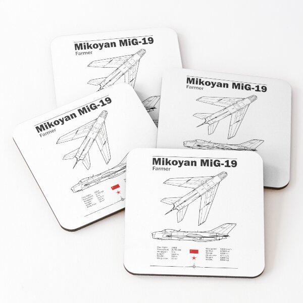 Item preview, Mikoyan MiG-19 "Farmer" Technical Poster designed and sold by Justinian Matieu.
