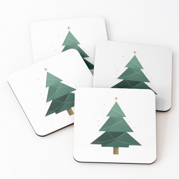 Item preview, Minimalist Geometric Christmas Tree – Modern Scandinavian Holiday Design designed and sold by magicchristmas.