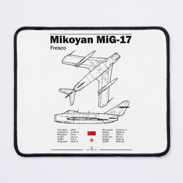 Item preview, Mikoyan MiG-17 "Fresco" Technical Poster designed and sold by Justinian Matieu.