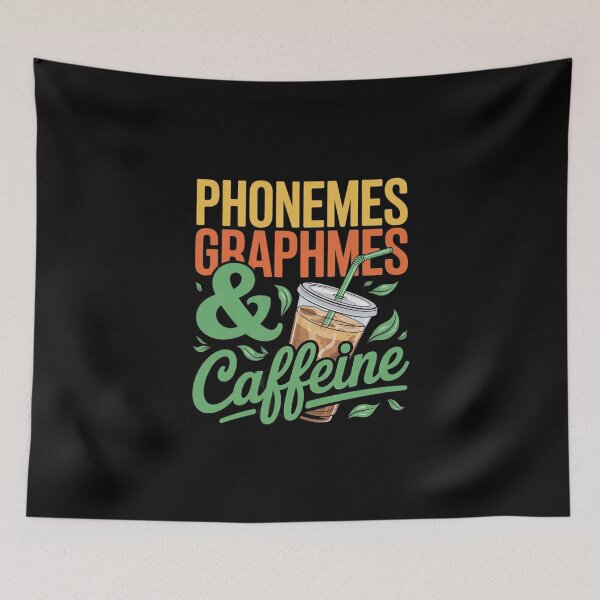 Item preview, Phonemes Graphemes and Caffeine Reading Back to School32  designed and sold by MathisBellanger.